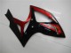 Descuento Carenado Moto Suzuki GSXR 600/750 2006-2007 - Rojo Negro Brillante