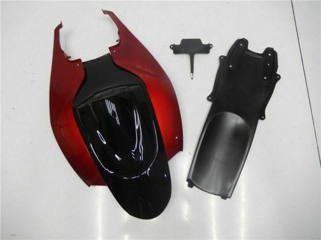 Descuento Carenado Moto Suzuki GSXR 600/750 2006-2007 - Rojo Negro Brillante