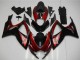 Descuento Carenado Moto Suzuki GSXR 600/750 2006-2007 - Rojo Negro Brillante
