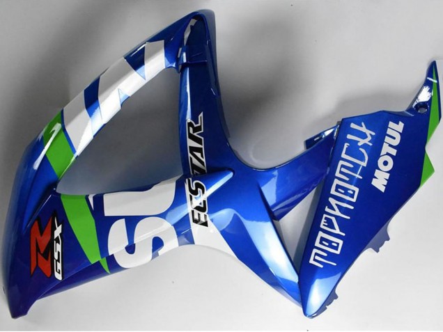 Descuento Carenados Moto Suzuki GSXR 600/750 2008-2010 - Azul Blanco Verde Negro
