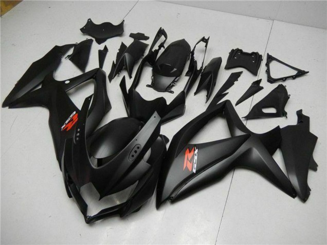 Descuento Carenados Moto Suzuki GSXR 600/750 2008-2010 - Negro Mate Rojo