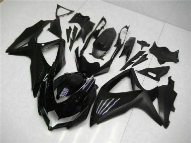 Descuento Carenados Moto Suzuki GSXR 600/750 2008-2010 - Negro Brillante Negro Mate