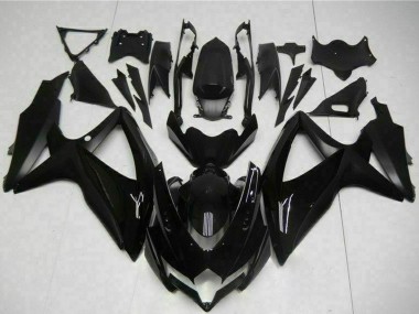 Descuento Carenados Moto Suzuki GSXR 600/750 2008-2010 - Negro Brillante Negro Mate