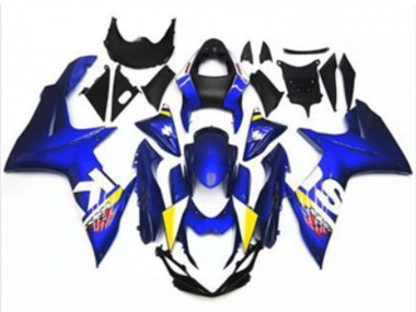 Descuento Carenado Moto Suzuki GSXR 600/750 2011-2024 - Azul Blanco