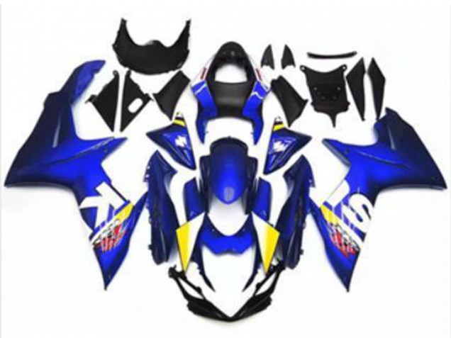 Descuento Carenado Moto Suzuki GSXR 600/750 2011-2024 - Azul Blanco