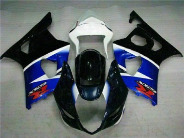 Descuento Carenados Moto ABS Suzuki GSXR 1000 2003-2004 - Blanco Azul Negro Brillante Rojo