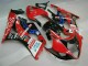 Descuento Carenados Moto Suzuki GSXR 1000 2003-2004 - Rojo Negro Azul Yoshimura