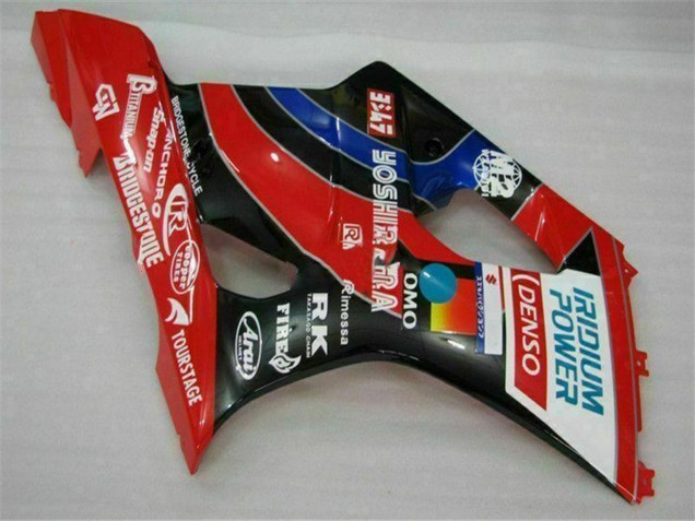 Descuento Carenados Moto Suzuki GSXR 1000 2003-2004 - Rojo Negro Azul Yoshimura