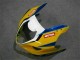 Descuento Carenados Moto Suzuki GSXR 1000 2003-2004 - Amarillo Azul Blanco Rojo Corona Motul