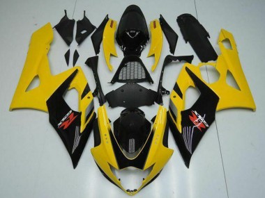 Descuento Carenados Moto Suzuki GSXR 1000 2005-2006 - Amarillo Negro Brillante Rojo