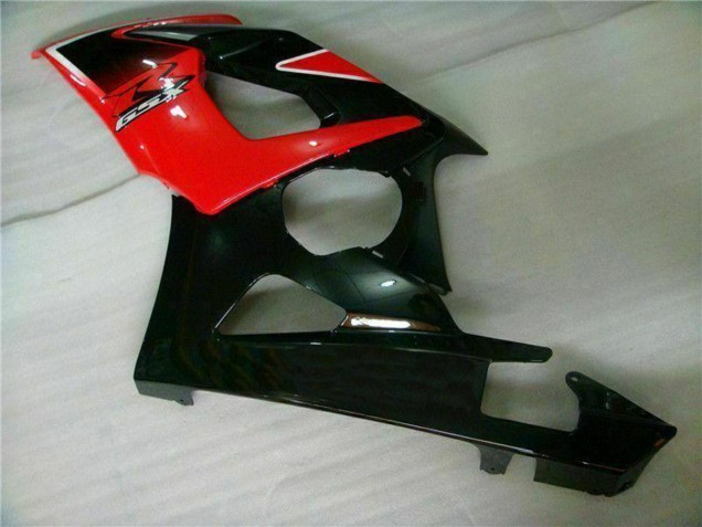 Descuento Carenados Moto Suzuki GSXR 1000 2005-2006 - Rojo Negro Brillante Negro Mate