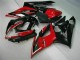 Descuento Carenados Moto Suzuki GSXR 1000 2005-2006 - Rojo Negro Brillante Negro Mate