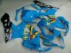 Descuento Carenados Moto Suzuki GSXR 1000 2005-2006 - Azul Oro Negro Rizla