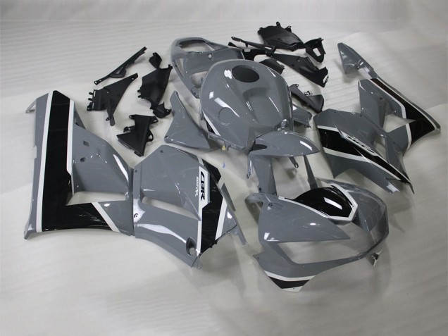 Descuento Carenados Moto Honda CBR600RR 2013-2023 - Nardo Gris Negro Brillante