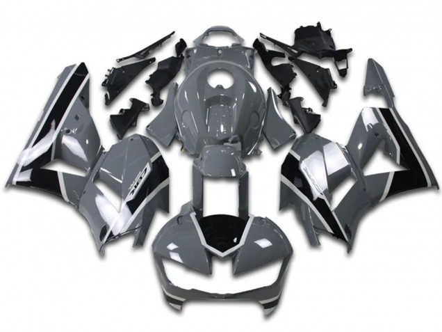 Descuento Carenados Moto Honda CBR600RR 2013-2023 - Nardo Gris Negro Brillante