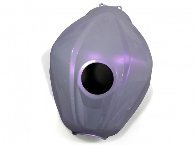Descuento Carenados Moto Kawasaki EX300 2013-2024 - Camaleón Gris Dazz Púrpura Perla