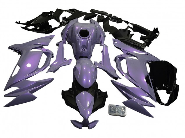 Descuento Carenados Moto Kawasaki Ninja 650 EX650 2020-2026 - Camaleón Gris Dazz Púrpura Perla