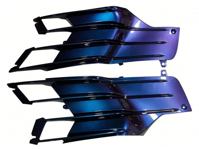 Descuento Carenados Moto Kawasaki ZX14R ZZR1400 2012-2024 - Camaleón Azul Púrpura