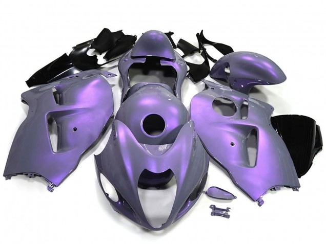 Descuento Carenados Moto Suzuki GSXR 1300 Hayabusa 1996-2007 - Camaleón Gris Dazz Púrpura Perla