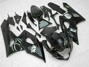 Descuento Carenado Moto Suzuki GSXR 1000 2005-2006 - Negro Brillante