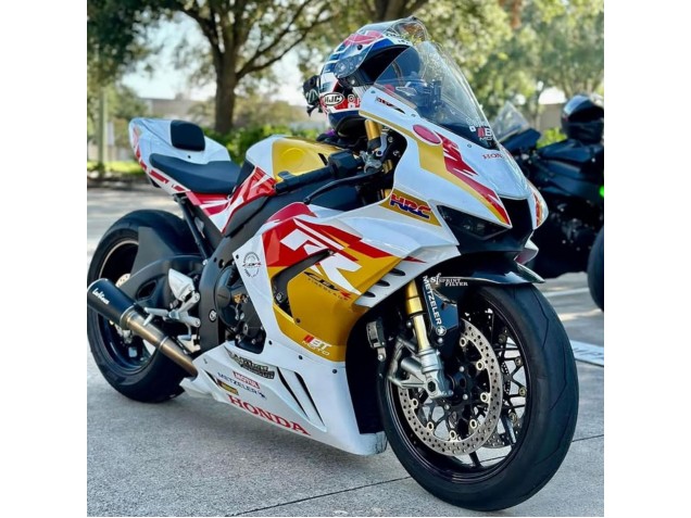 Descuento Carenados Moto Honda CBR1000RR-R 2020-2023 - Blanco Rojo Oro Motul HRC
