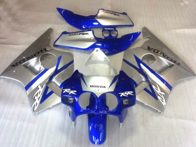 Descuento Carenados Moto Honda CBR400RR NC23 1987-1989 - Plata Azul