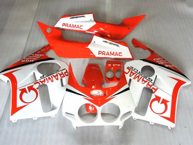 Descuento Carenados Moto Honda CBR400RR NC23 1987-1989 - Naranja Blanco Pramac