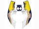 Descuento Carenados Moto Honda CBR400RR NC23 1987-1989 - Blanco Amarillo Azul Rothmans