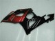Descuento Carenados Moto Suzuki GSXR 1000 2005-2006 - Rojo Plata Negro Brillante