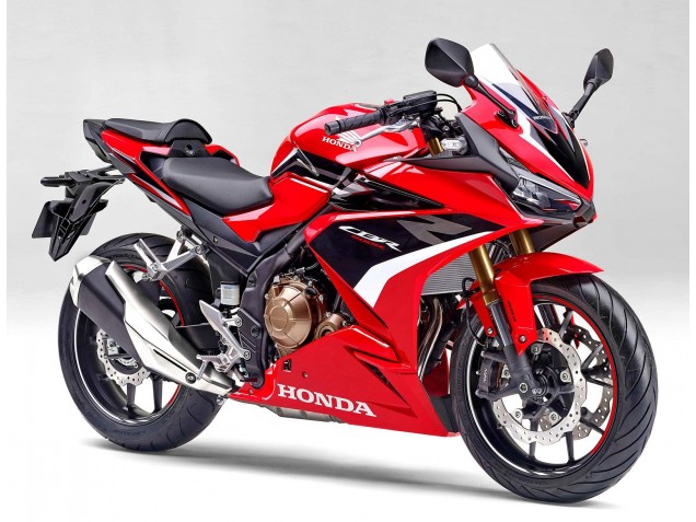 Descuento Carenados Moto Honda CBR400R 2022 - Rojo Blanco Negro Brillante