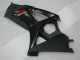 Descuento Carenados Moto Suzuki GSXR 1000 2007-2008 - Negro Brillante Negro Mate Rojo
