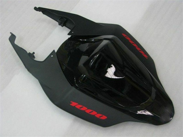 Descuento Carenados Moto Suzuki GSXR 1000 2007-2008 - Negro Brillante Negro Mate Rojo