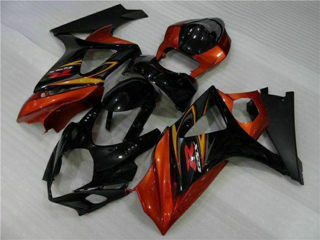 Descuento Carenados Moto Suzuki GSXR 1000 2007-2008 - Negro Naranja