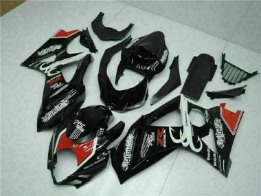 Descuento Carenados Moto Suzuki GSXR 1000 2007-2008 - Negro Brillante Rojo Blanco