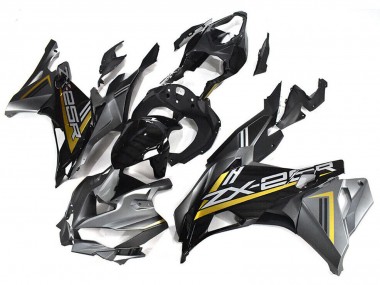 Descuento Carenados Moto Kawasaki ZX25R ZX-25R 2019-2025 - Gris Oro Negro Brillante