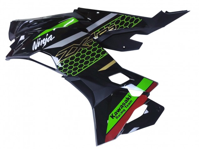 Descuento Carenados Moto Kawasaki ZX25R ZX-25R 2019-2025 - Verde Negro Rojo Honeycomb