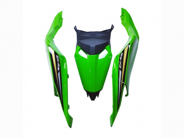 Descuento Carenados Moto Kawasaki ZX25R ZX-25R 2019-2025 - Verde Negro Rojo Honeycomb