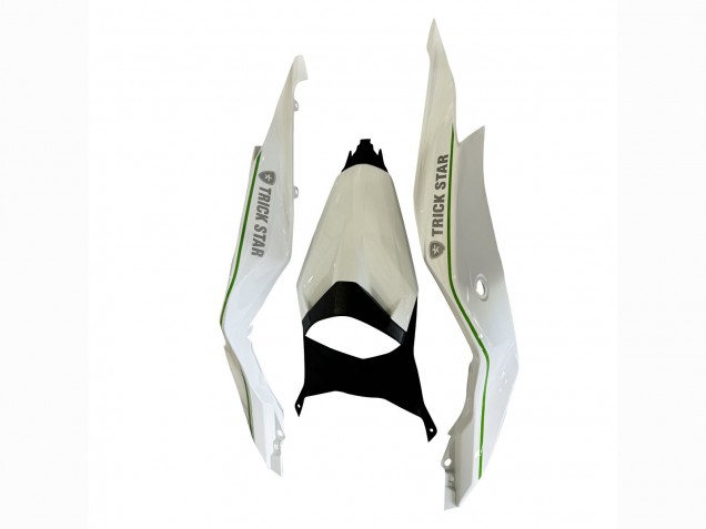 Descuento Carenados Moto Kawasaki ZX25R ZX-25R 2019-2025 - Blanco Plata Verde Negro Trick Star