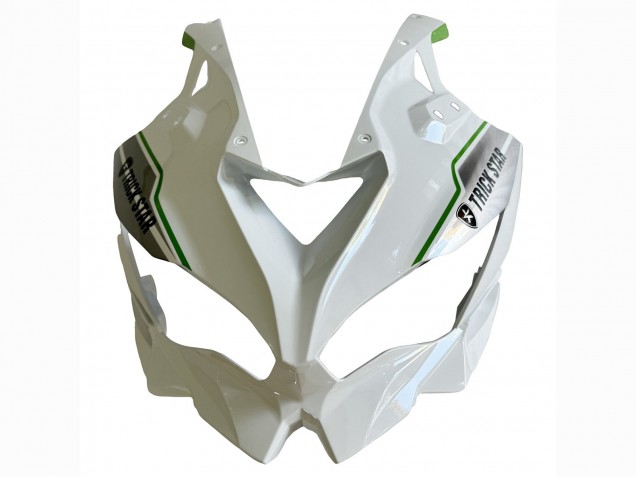 Descuento Carenados Moto Kawasaki ZX25R ZX-25R 2019-2025 - Blanco Plata Verde Negro Trick Star