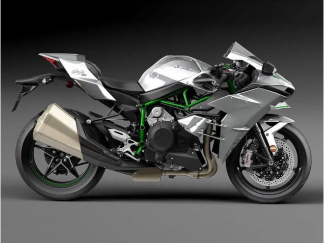 Descuento Carenados Moto Kawasaki Ninja H2 2015-2022 - Plata