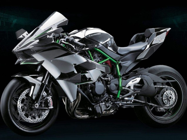 Descuento Kits Carenado Moto Kawasaki Ninja H2 2015-2022 - Gris