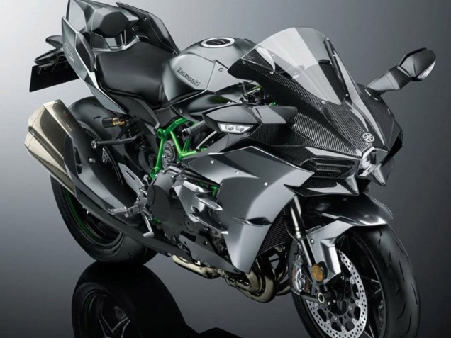 Descuento Carenado Moto Kawasaki Ninja H2 2015-2022 - Gris
