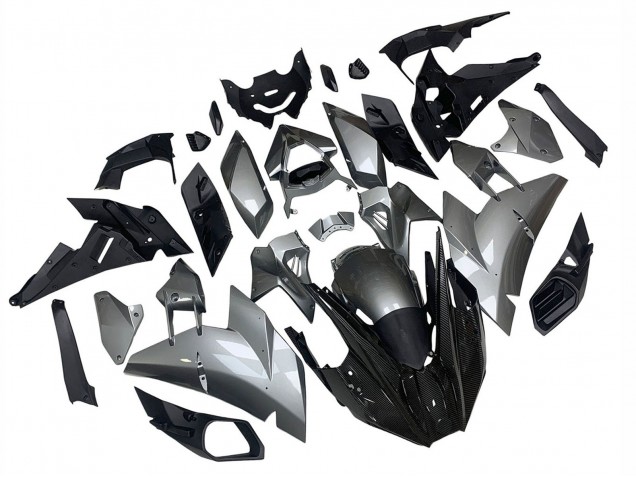 Descuento Carenados Moto Kawasaki Ninja H2 2015-2022 - Plata Negro FibraCarbono