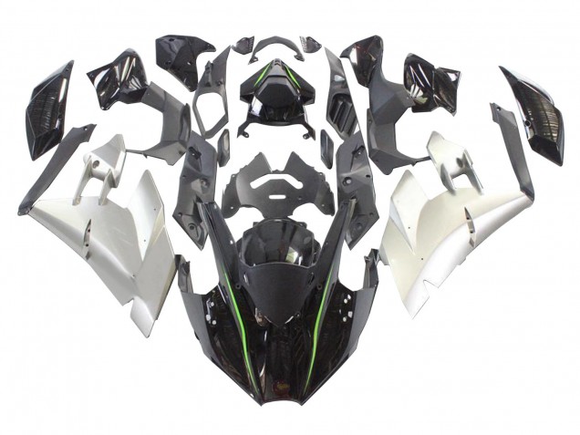 Descuento Carenados Moto Kawasaki Ninja H2 2015-2022 - Negro Plata Verde