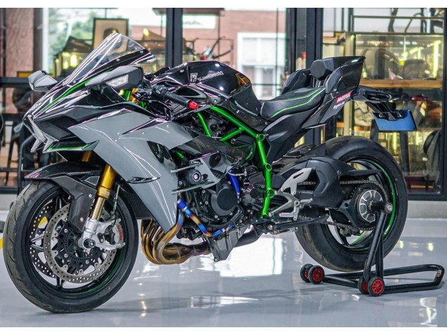 Descuento Carenados Moto Kawasaki Ninja H2 2015-2022 - Gris