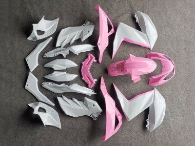 Descuento Carenados Moto Kawasaki Z250/Z300 2015-2016 - Blanco Rosa
