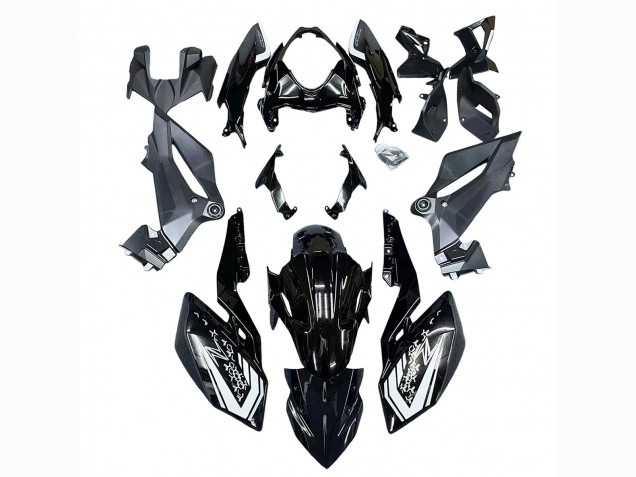 Descuento Carenados Moto Kawasaki Z400 2018-2024 - Negro Brillante