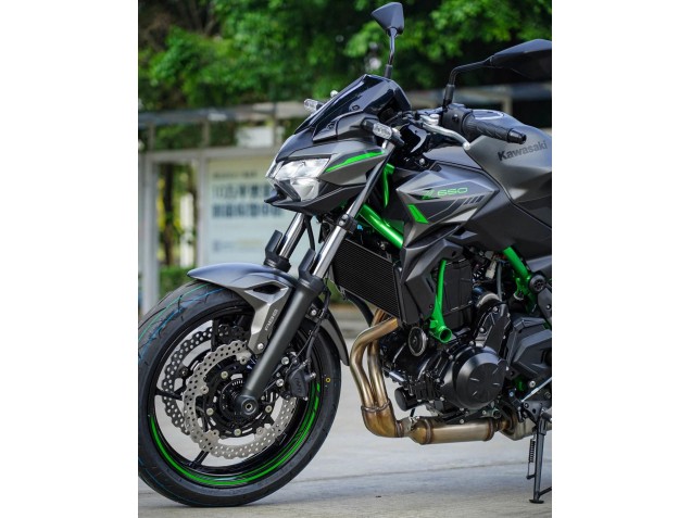 Descuento Carenados Moto Kawasaki Ninja Z650 2020-2023 - Negro Verde