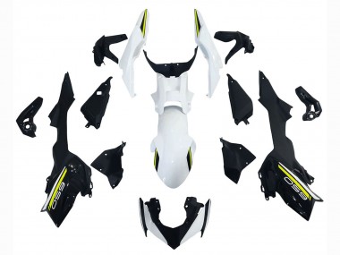 Descuento Carenados Moto Kawasaki Ninja Z650 2020-2023 - Blanco Negro Verde