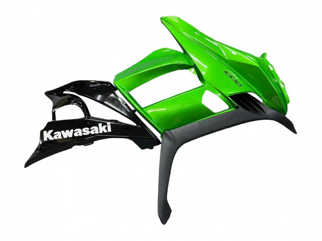 Descuento Carenados Moto Kawasaki Z1000SX 2010-2016 - Negro Brillante Negro Mate Verde